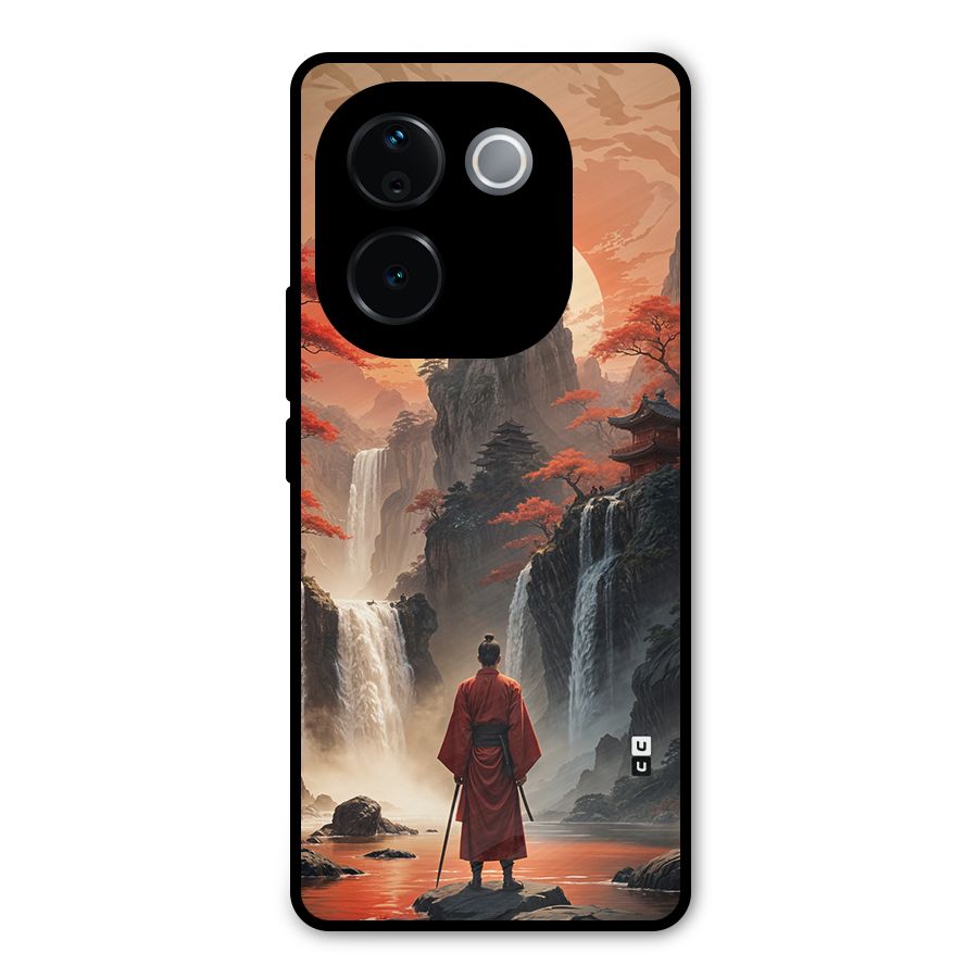Ancient Waterfall Metal Back Case for Vivo T3 Pro