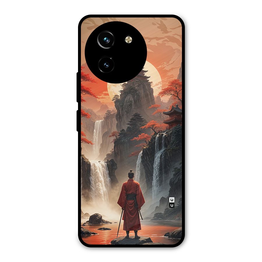Ancient Waterfall Metal Back Case for Vivo T3x