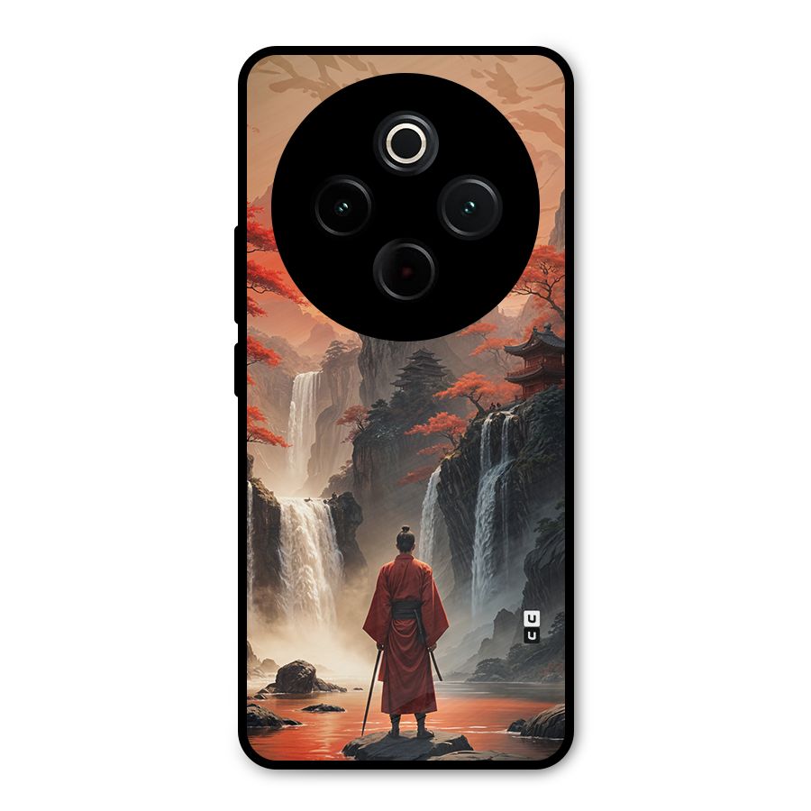 Ancient Waterfall Metal Back Case for Vivo T4