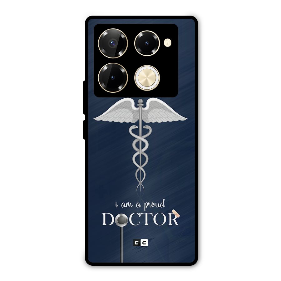 Angel Doctor Metal Back Case for Infinix Note 40 Pro Plus