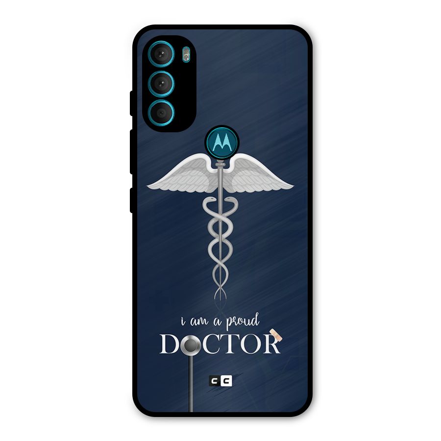 Angel Doctor Metal Back Case for Moto G71 5G