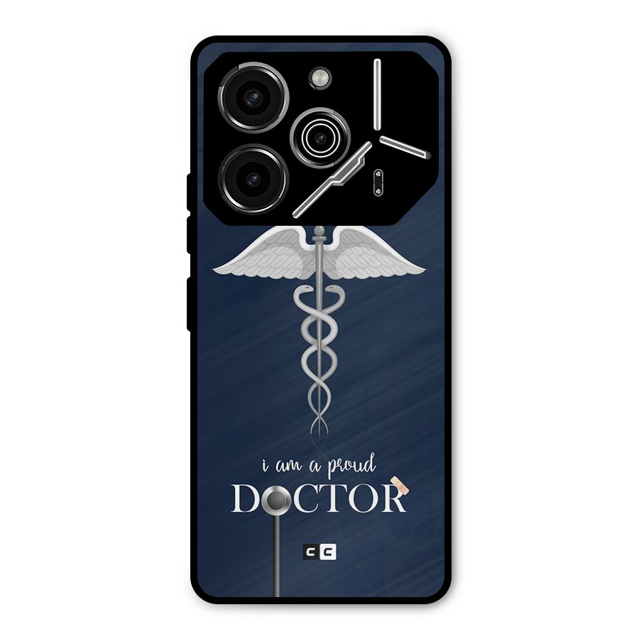 Angel Doctor Metal Back Case for Tecno Pova 6 Pro