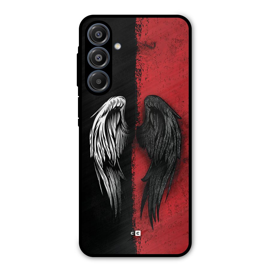 Angle Demon Wings Metal Back Case for Galaxy A16 5G