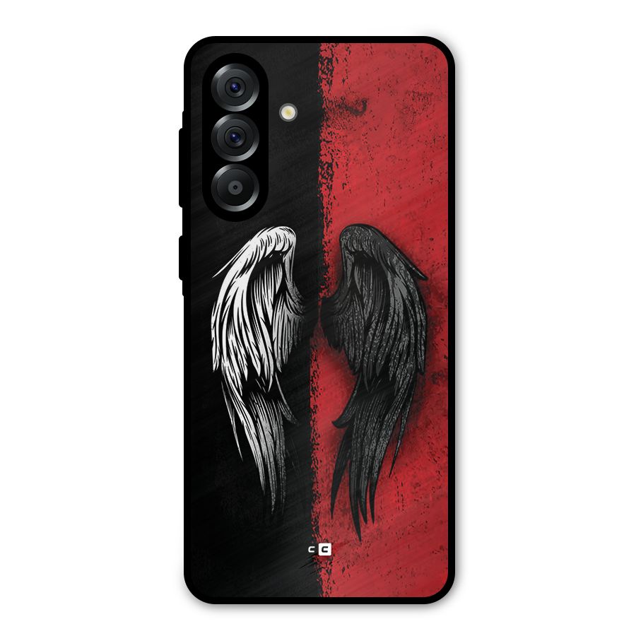 Angle Demon Wings Metal Back Case for Galaxy A36