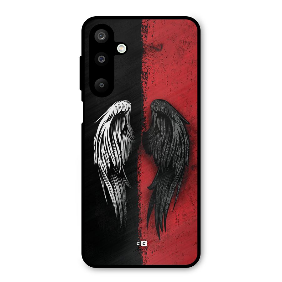 Angle Demon Wings Metal Back Case for Galaxy M16