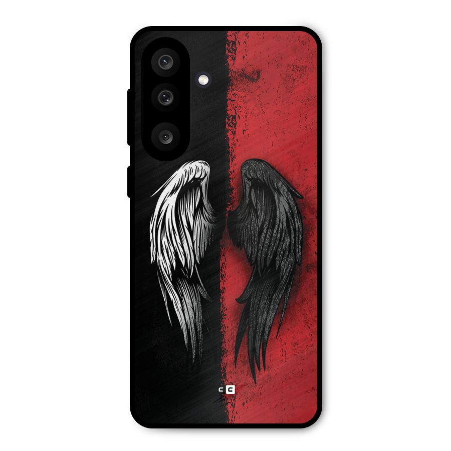 Angle Demon Wings Metal Back Case for Galaxy M56