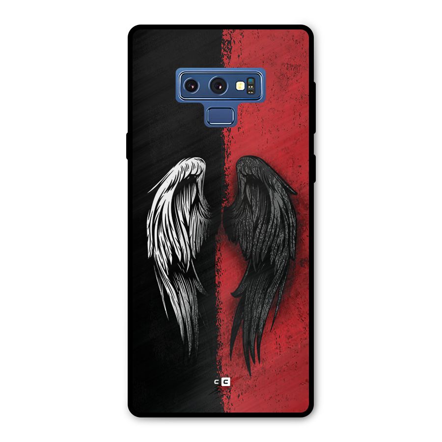 Angle Demon Wings Metal Back Case for Galaxy Note 9