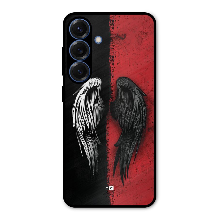 Angle Demon Wings Metal Back Case for Galaxy S25