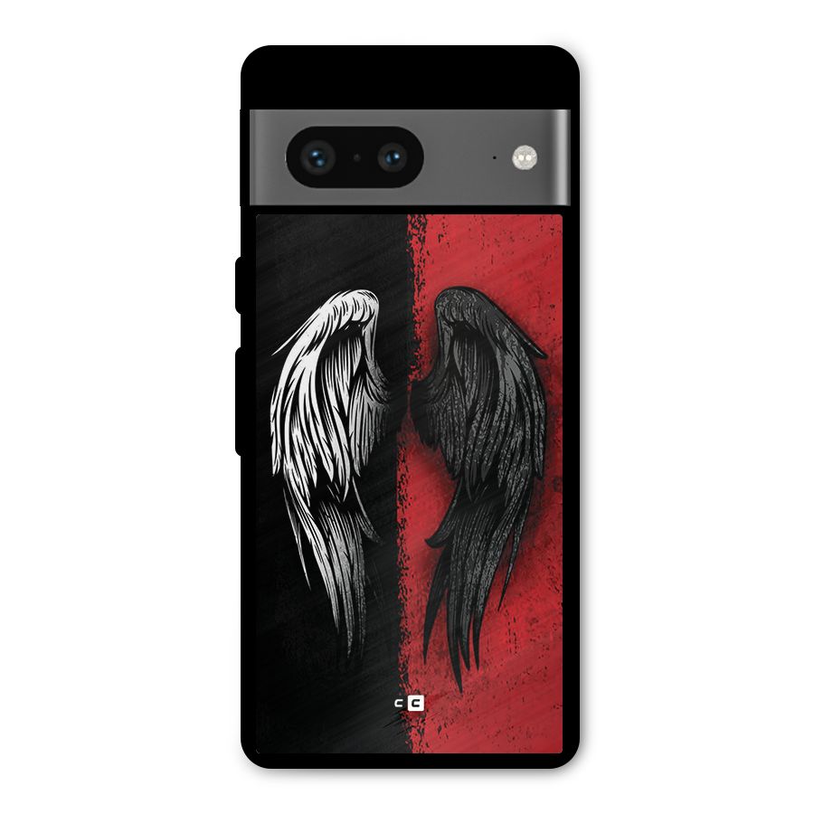 Angle Demon Wings Metal Back Case for Google Pixel 7