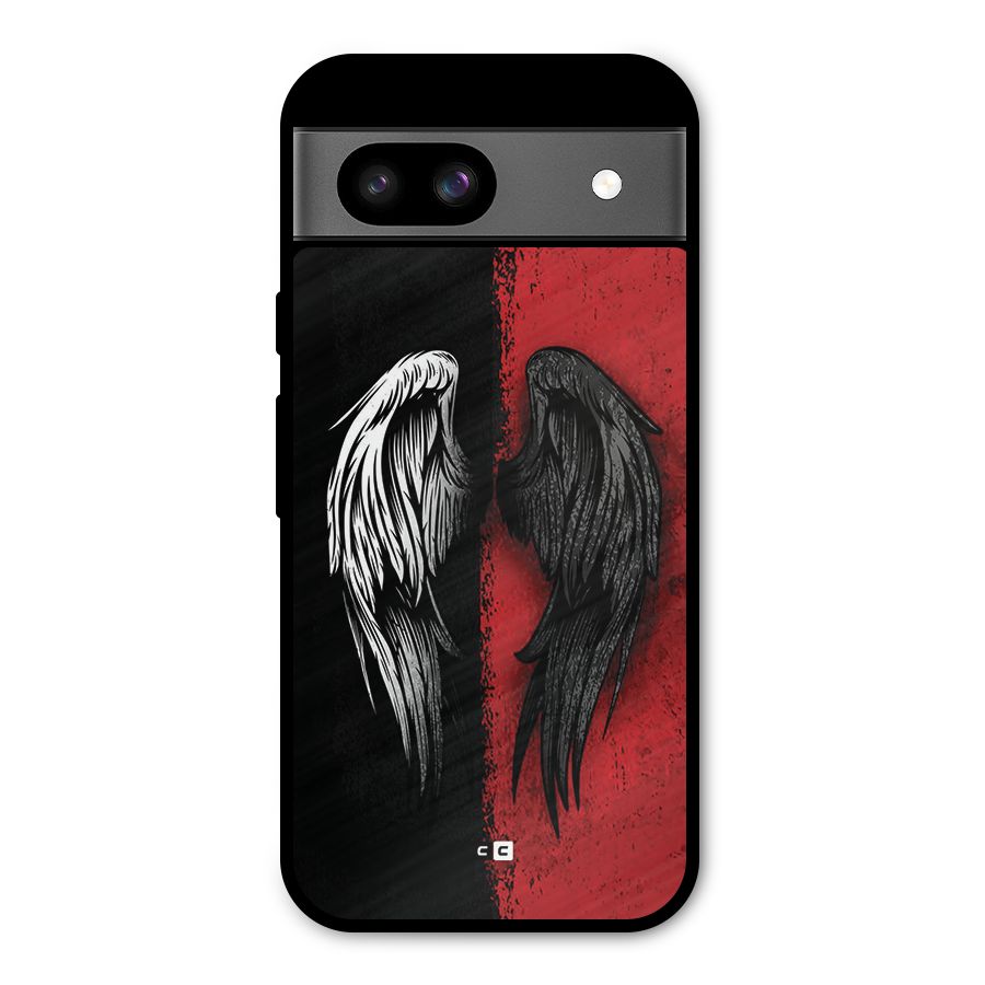 Angle Demon Wings Metal Back Case for Google Pixel 8a