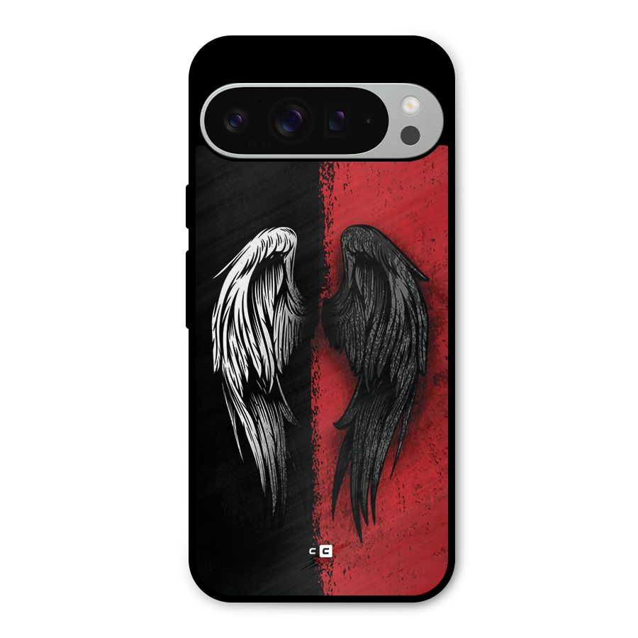 Angle Demon Wings Metal Back Case for Google Pixel 9 Pro XL
