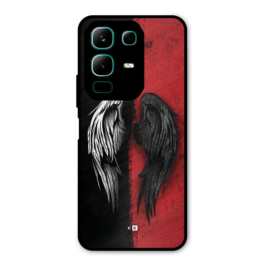 Angle Demon Wings Metal Back Case for Infinix Note 50x