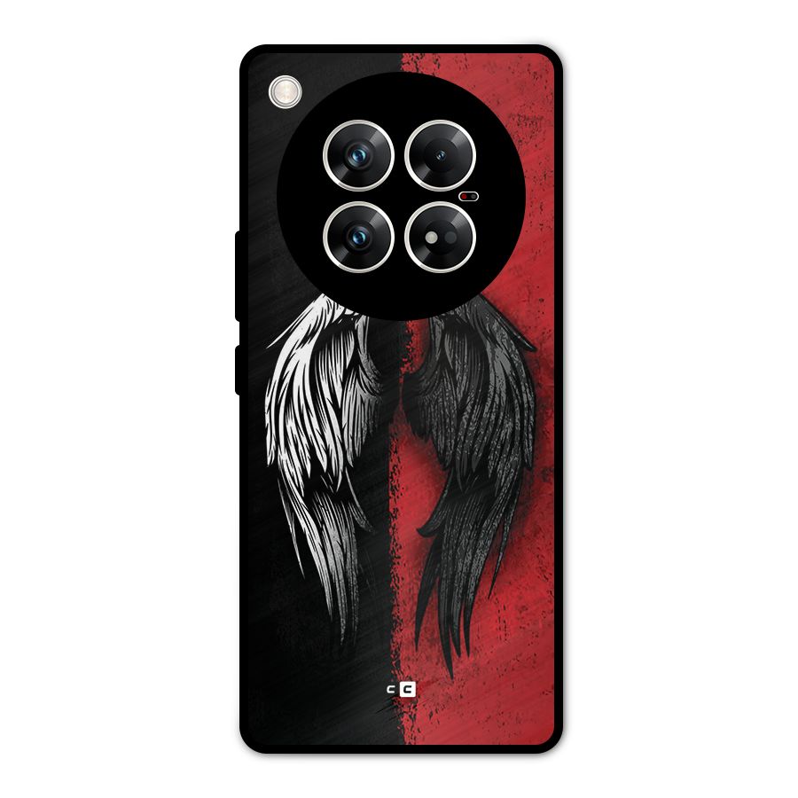 Angle Demon Wings Metal Back Case for Infinix Zero 40 5G