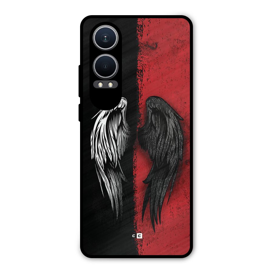 Angle Demon Wings Metal Back Case for OnePlus Nord CE4 Lite