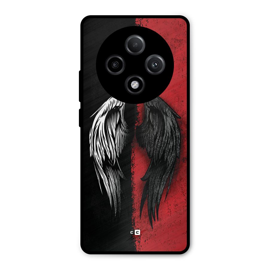 Angle Demon Wings Metal Back Case for Oppo F27 Pro Plus