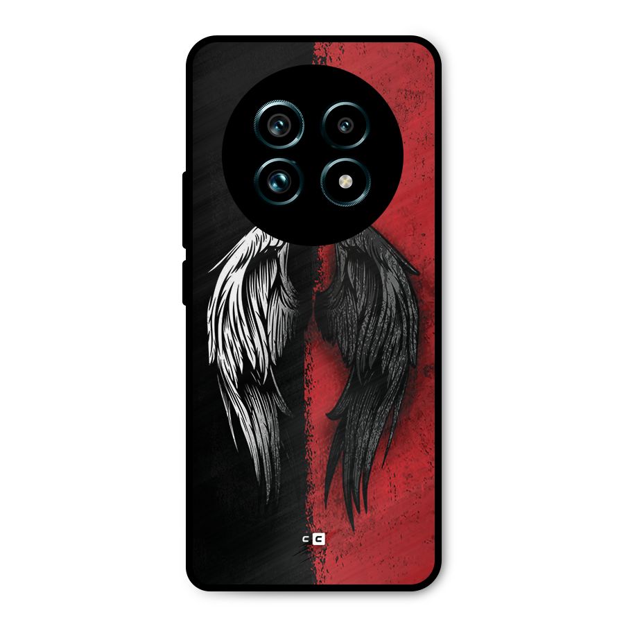 Angle Demon Wings Metal Back Case for Realme 13 Pro Plus