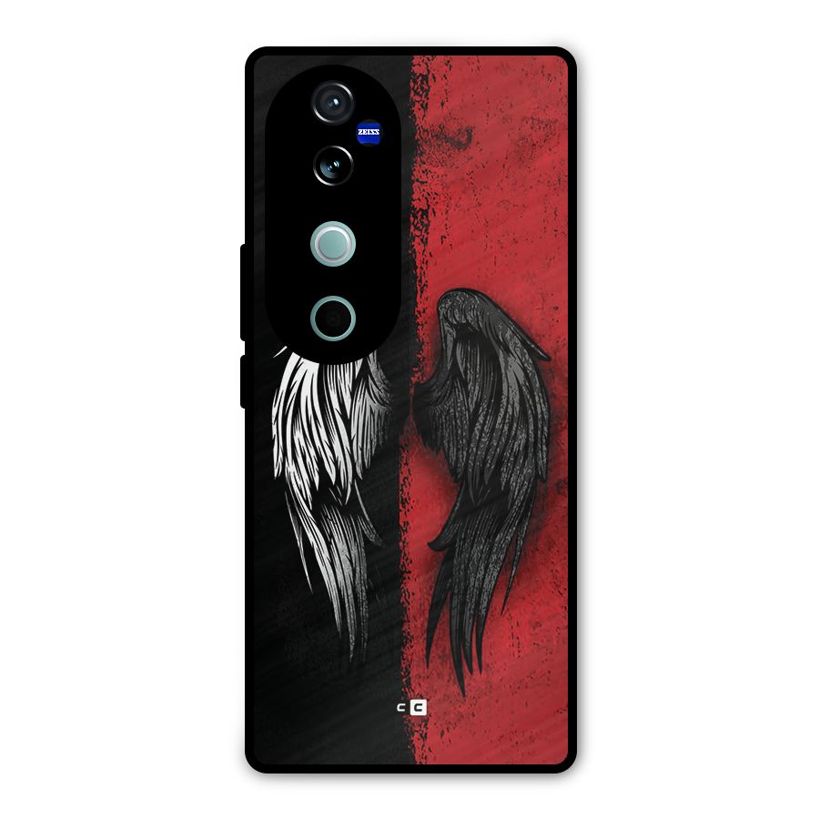 Angle Demon Wings Metal Back Case for Vivo V40