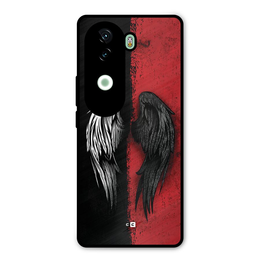 Angle Demon Wings Metal Back Case for Vivo V40e
