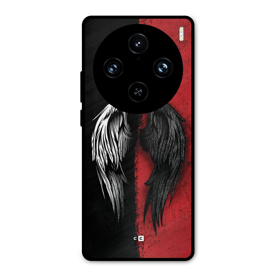 Angle Demon Wings Metal Back Case for Vivo X100 Pro