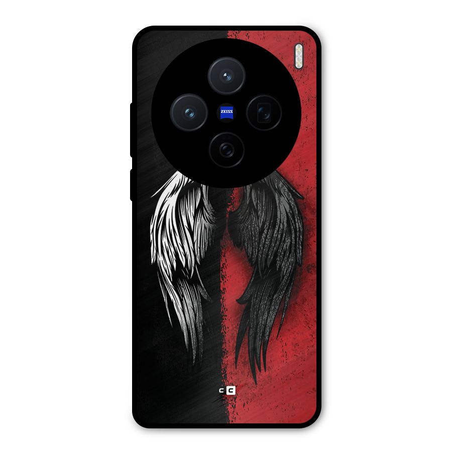 Angle Demon Wings Metal Back Case for Vivo X200