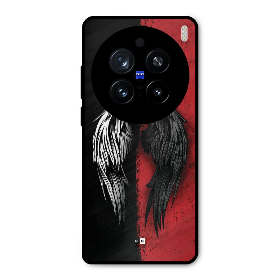 Angle Demon Wings Metal Back Case for Vivo X200 Pro