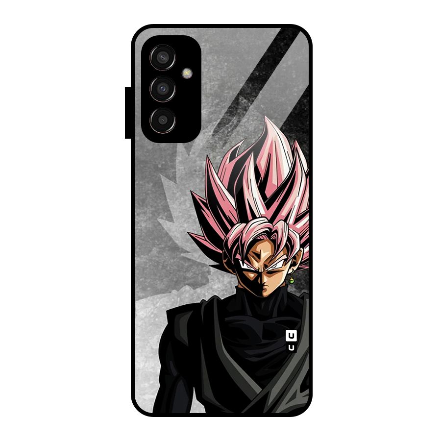 Angry Goku Glass Back Case for Galaxy F13