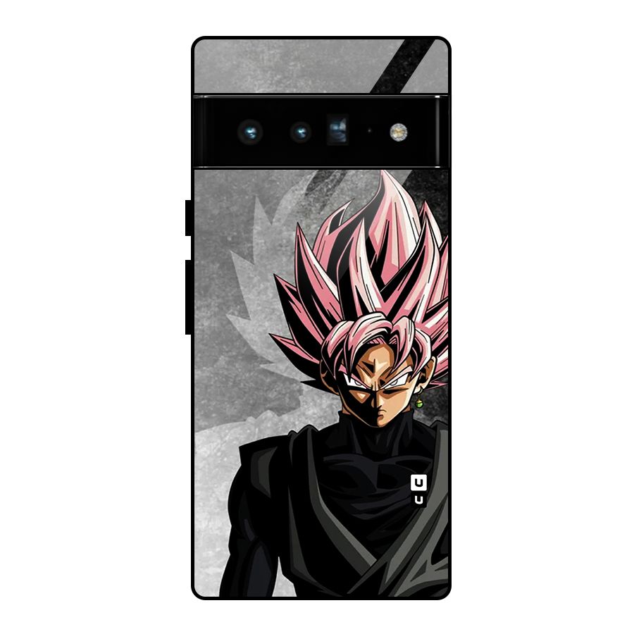 Angry Goku Glass Back Case for Google Pixel 6 Pro
