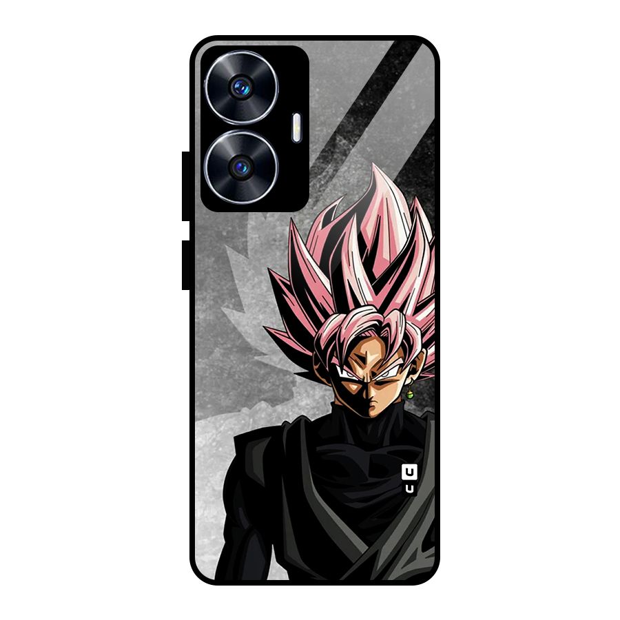 Angry Goku Glass Back Case for realme C55