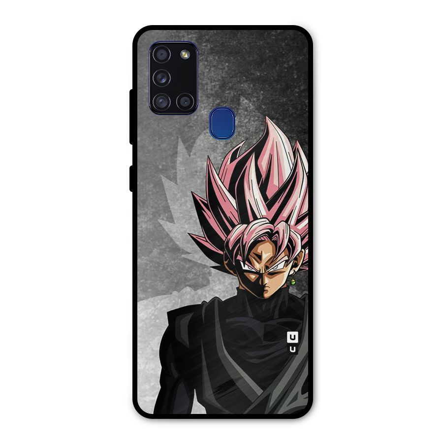 Angry Goku Metal Back Case for Galaxy A21s