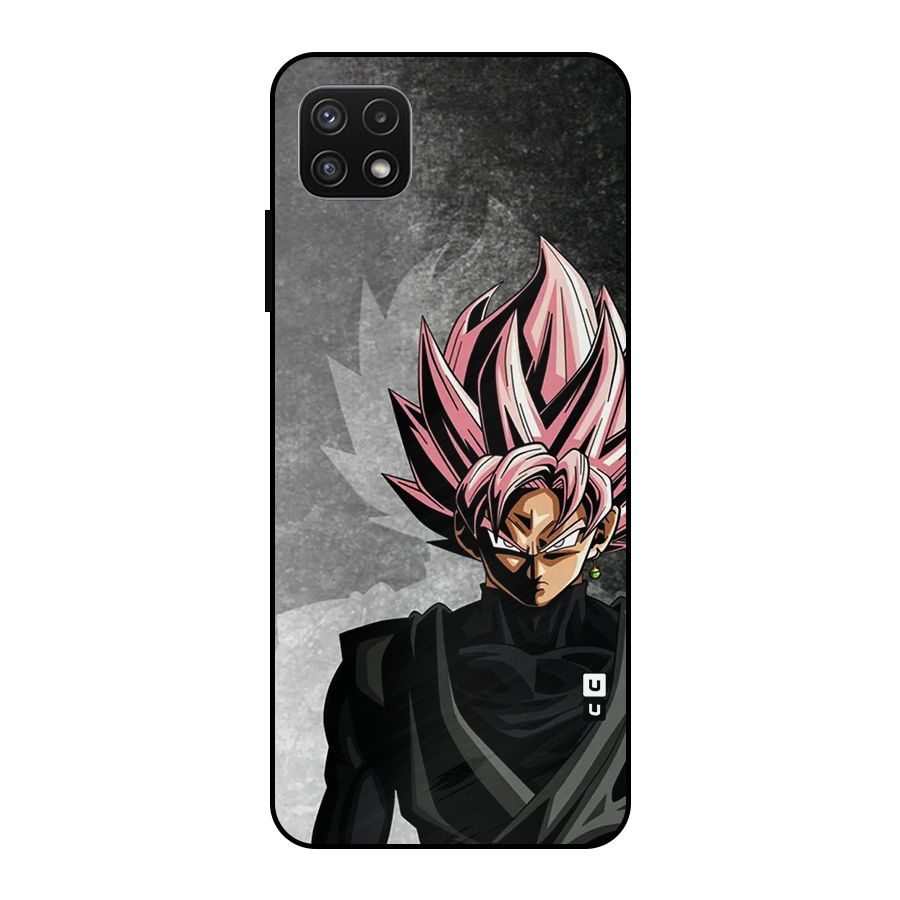 Angry Goku Metal Back Case for Galaxy A22 5G