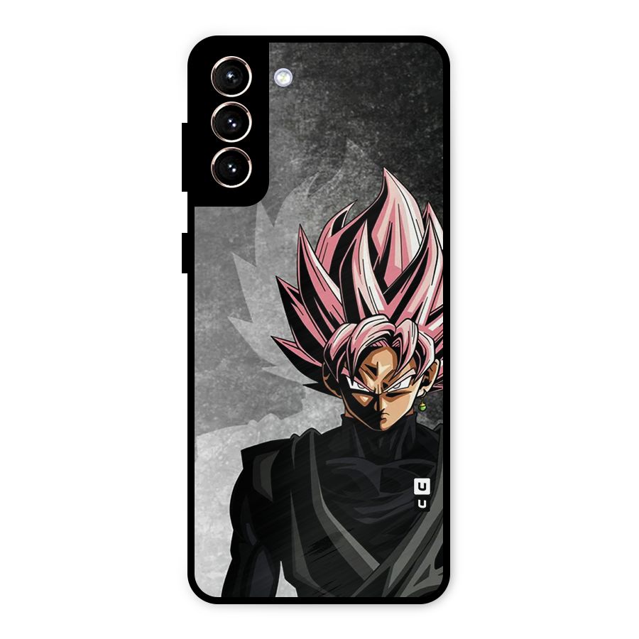 Angry Goku Metal Back Case for Galaxy S21 Plus