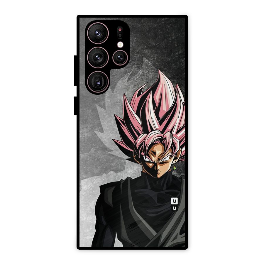 Angry Goku Metal Back Case for Galaxy S22 Ultra 5G