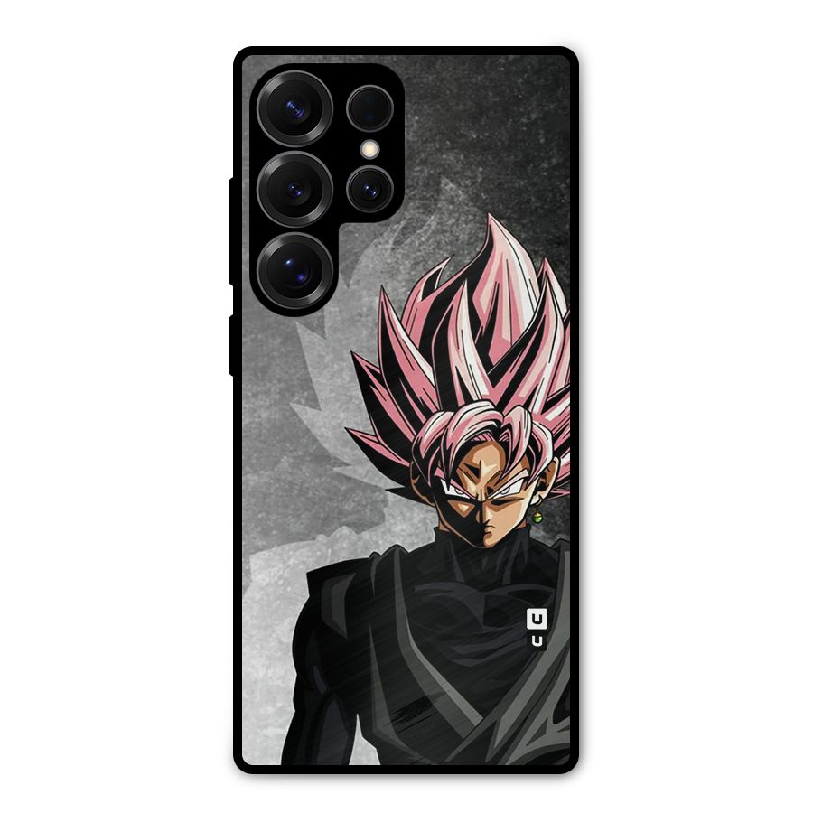 Angry Goku Metal Back Case for Galaxy S25 Ultra
