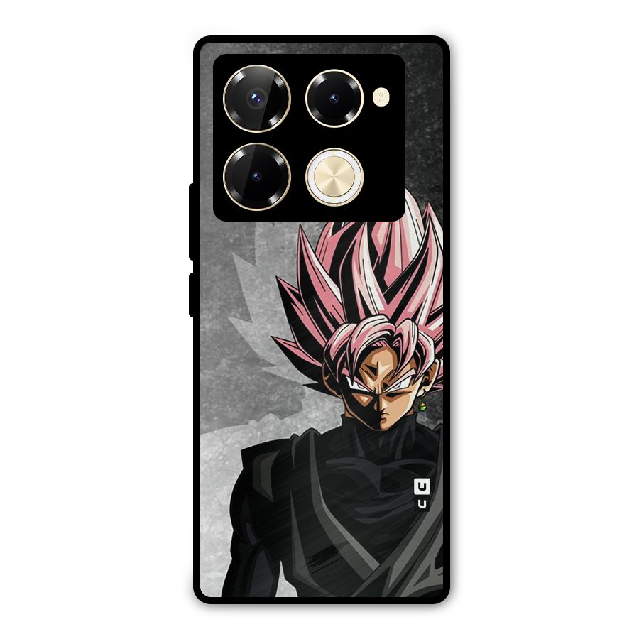 Angry Goku Metal Back Case for Infinix Note 40 Pro