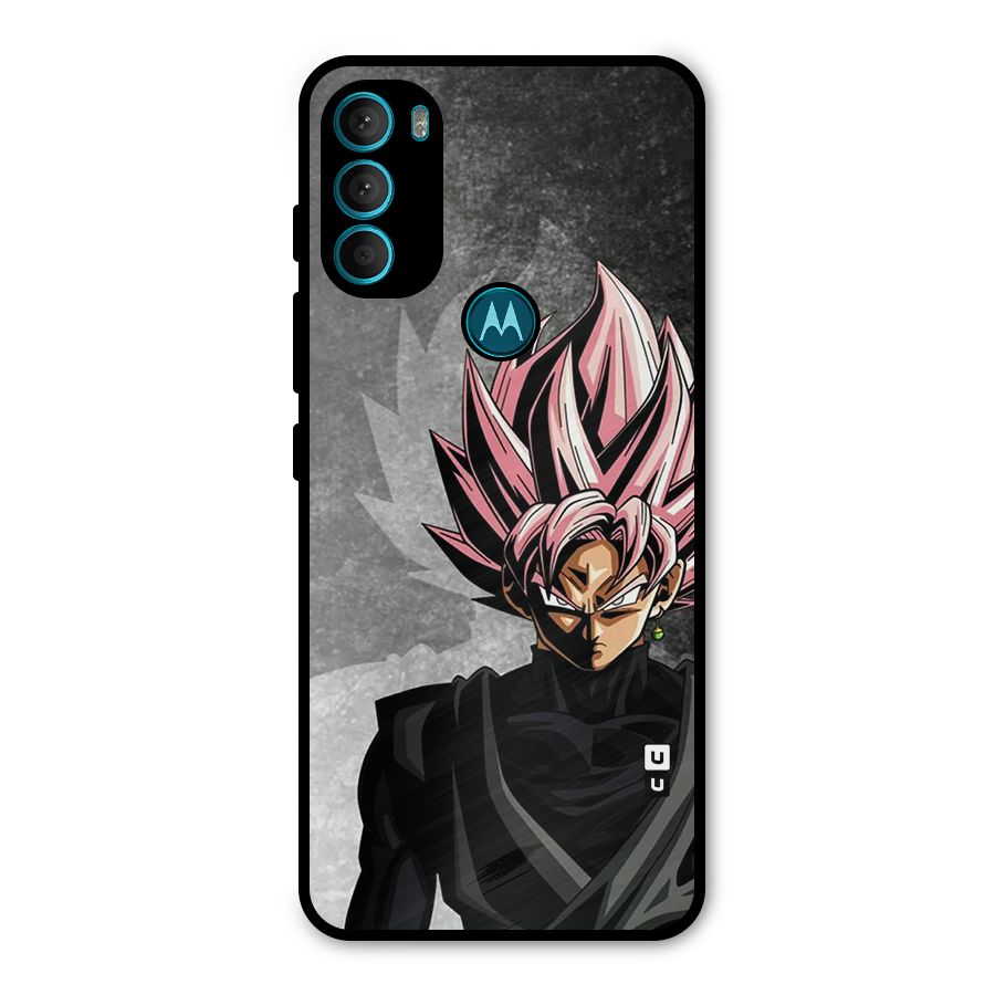 Angry Goku Metal Back Case for Moto G71 5G