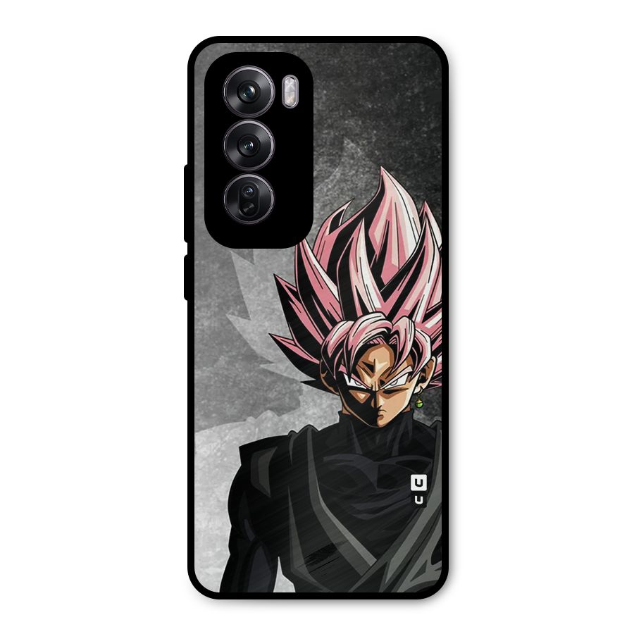 Angry Goku Metal Back Case for Oppo Reno12 Pro