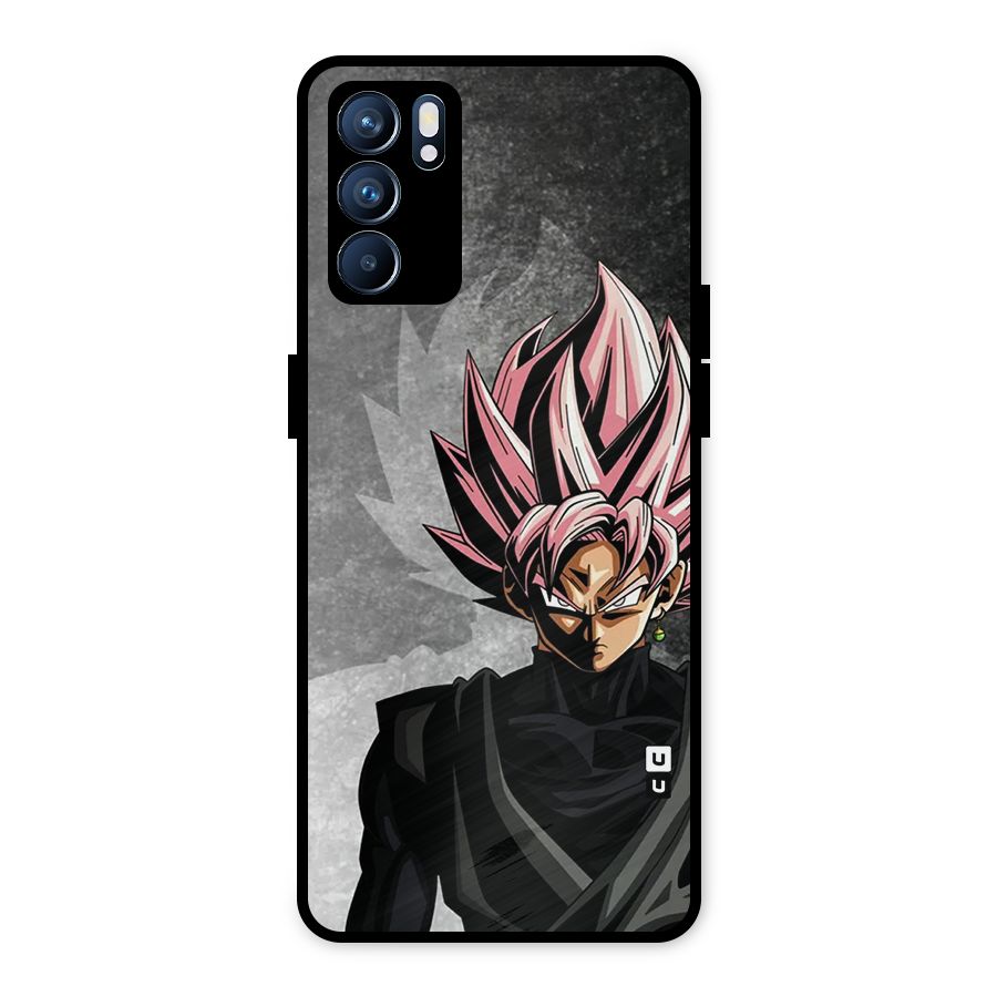 Angry Goku Metal Back Case for Oppo Reno6 5G