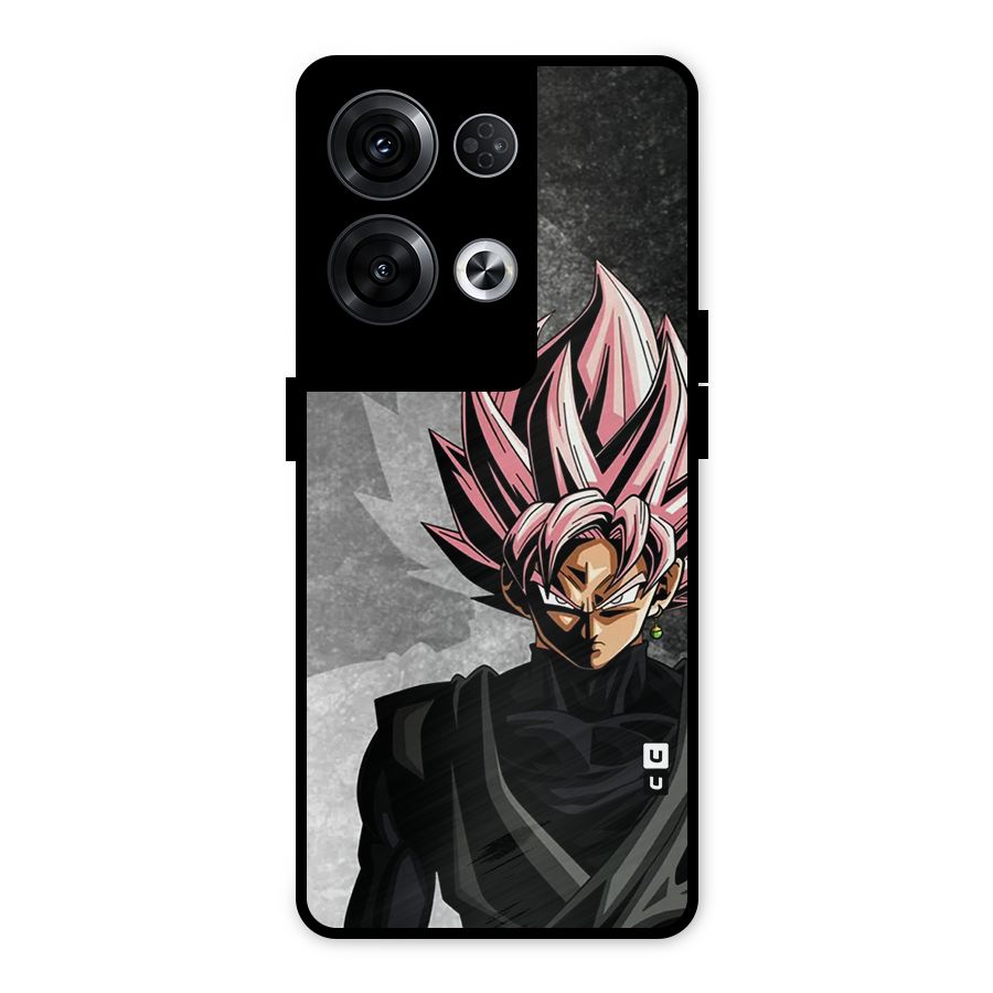 Angry Goku Metal Back Case for Oppo Reno8 Pro 5G