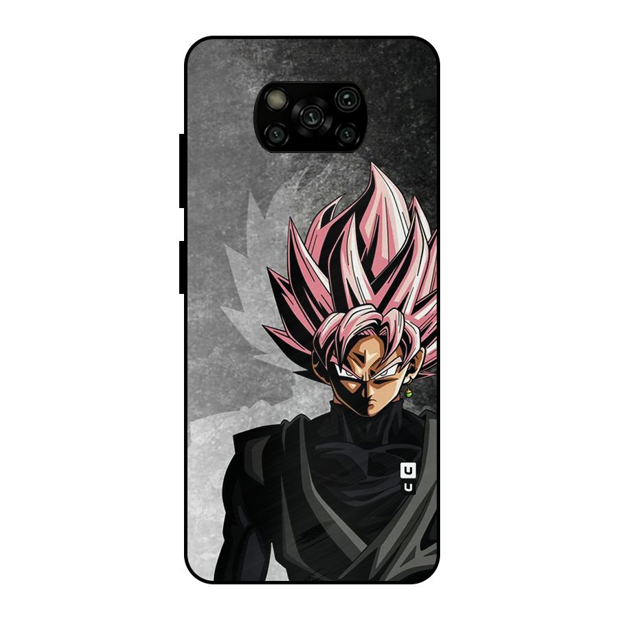 Angry Goku Metal Back Case for Poco X3