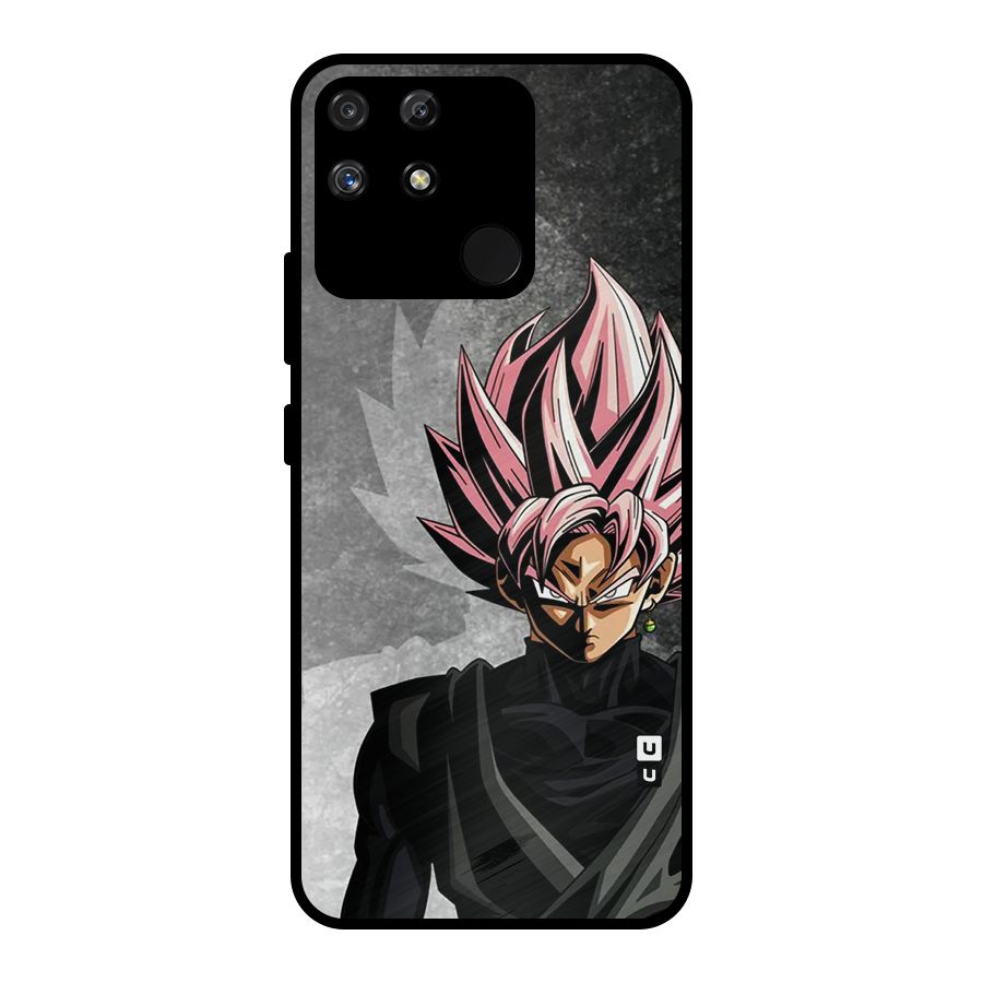 Angry Goku Metal Back Case for Realme Narzo 50A
