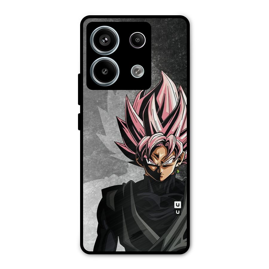 Angry Goku Metal Back Case for Redmi Note 13 Pro 5G