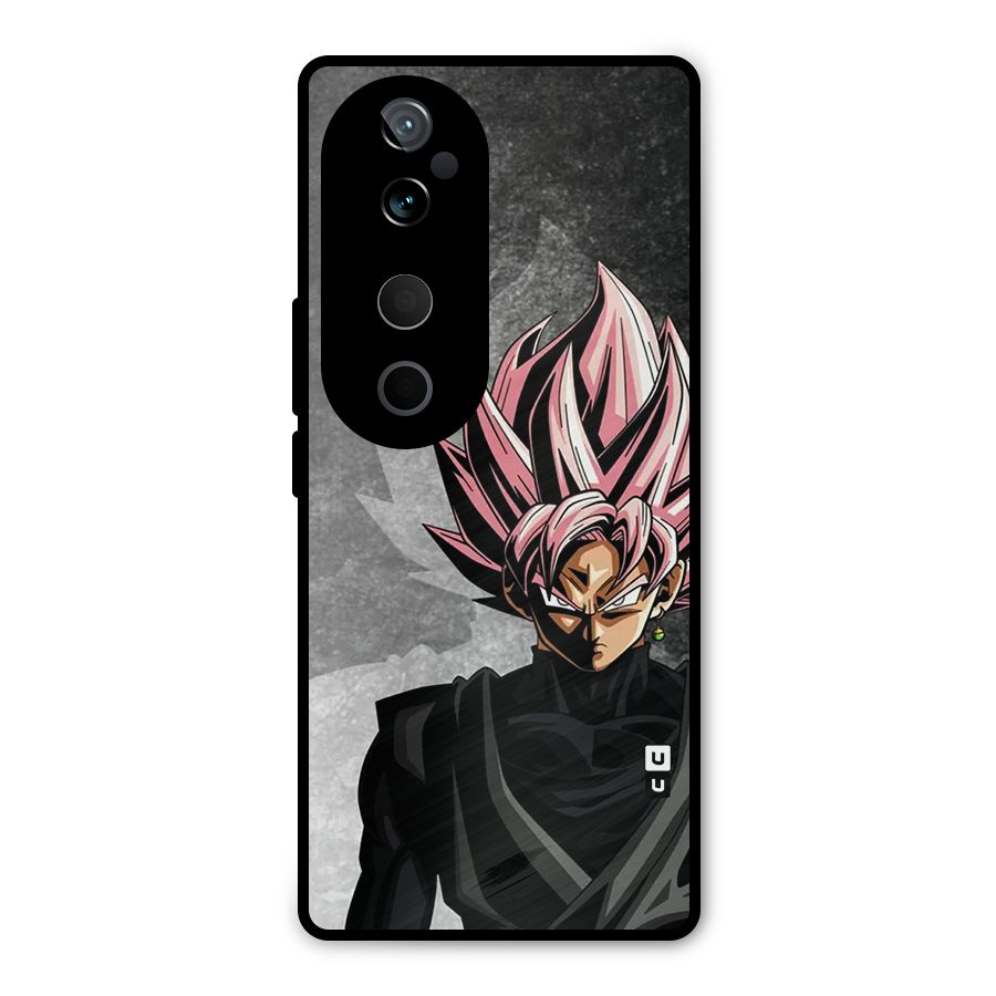 Angry Goku Metal Back Case for Vivo T3 Ultra