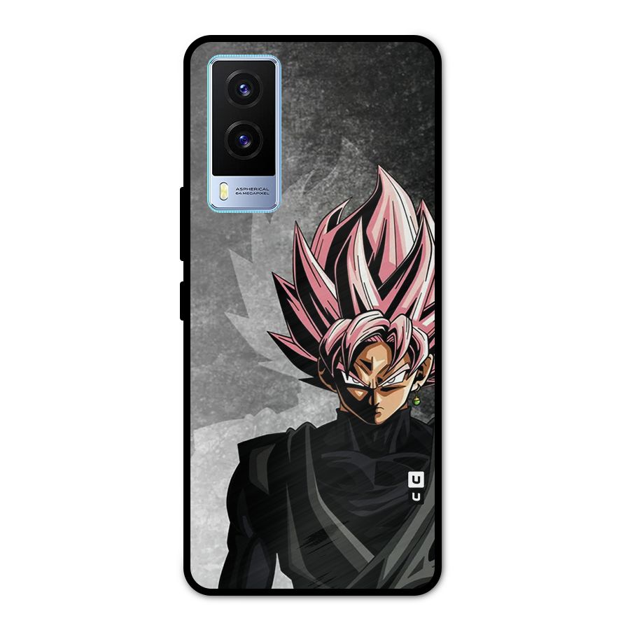 Angry Goku Metal Back Case for Vivo V21e 5G