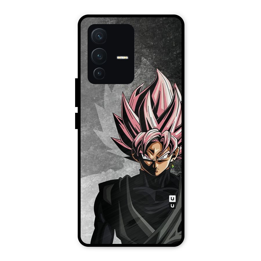 Angry Goku Metal Back Case for Vivo V23 5G