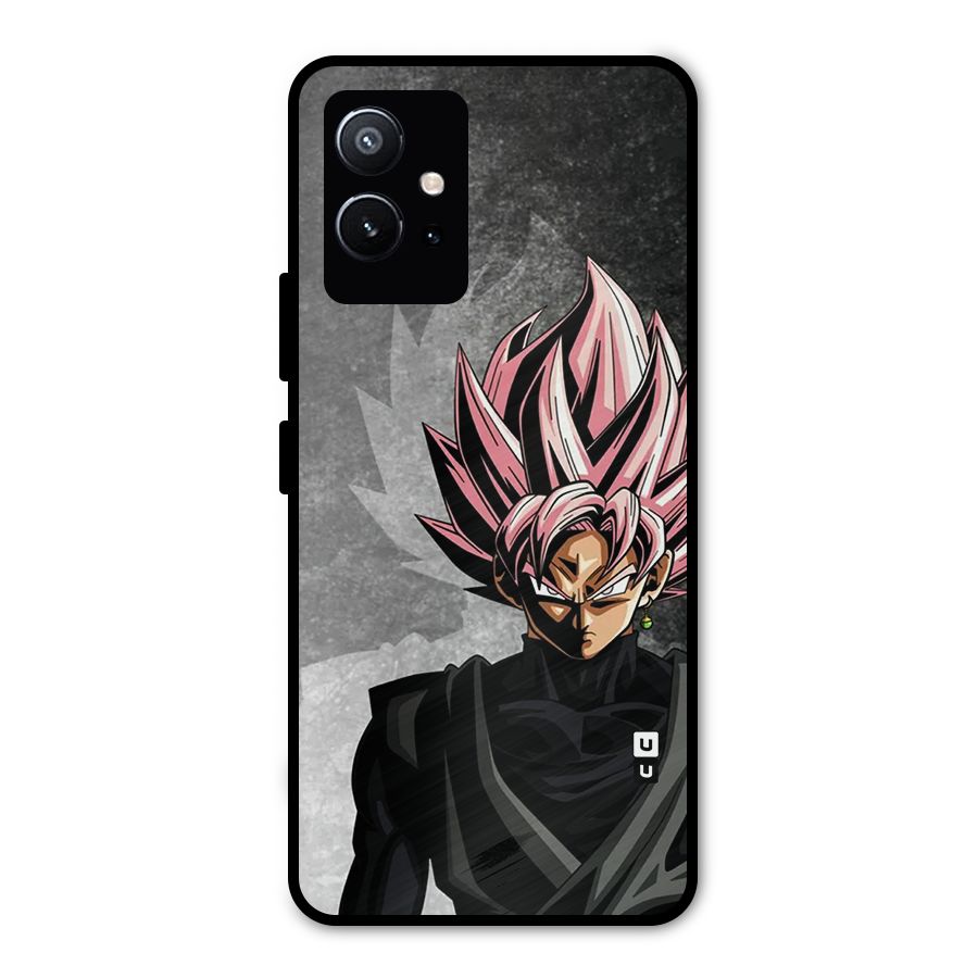 Angry Goku Metal Back Case for Vivo Y75 5G