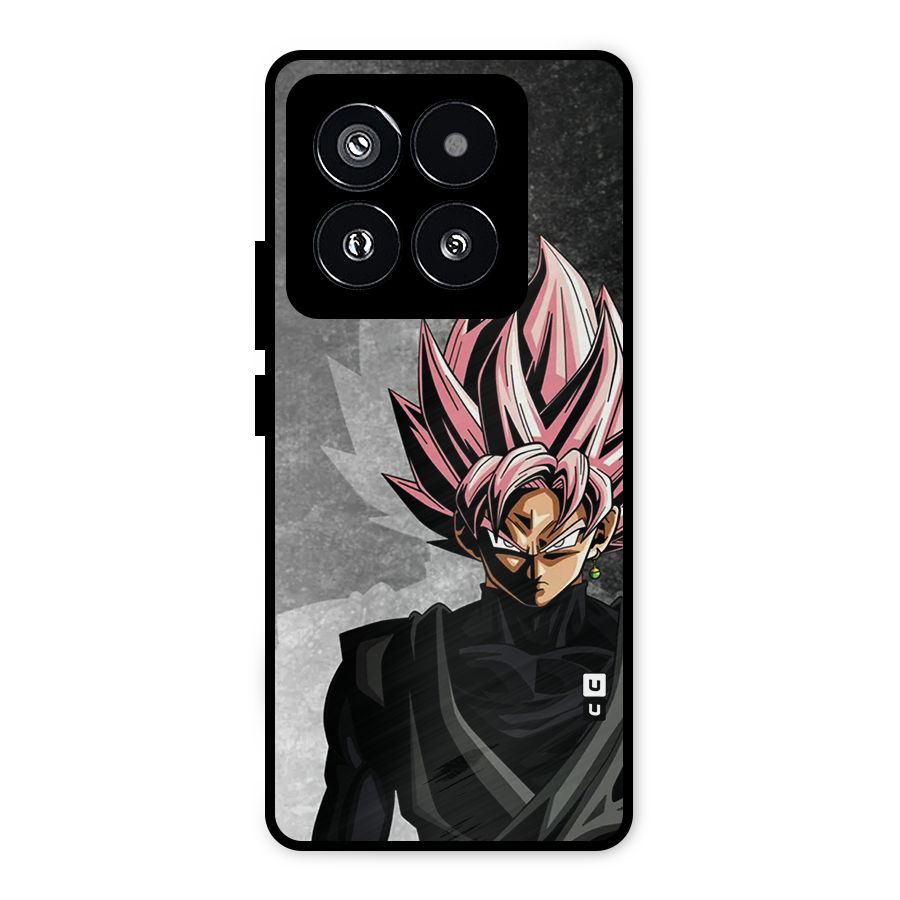 Angry Goku Metal Back Case for Xiaomi 14 Pro