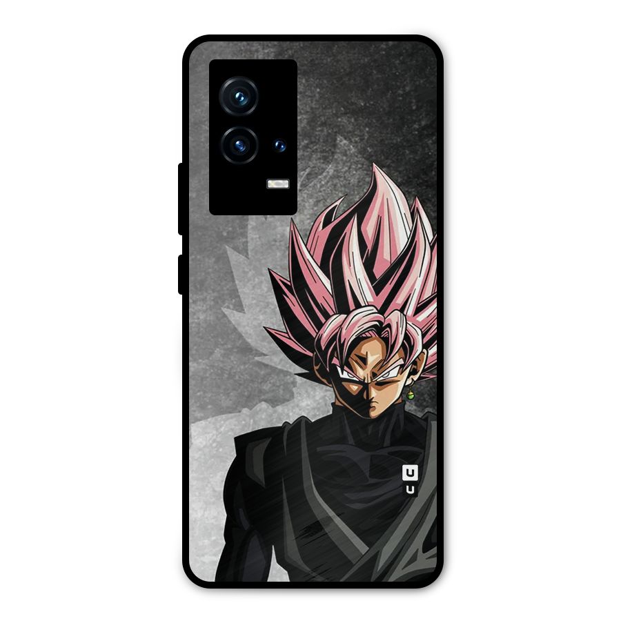 Angry Goku Metal Back Case for iQOO 9 5G
