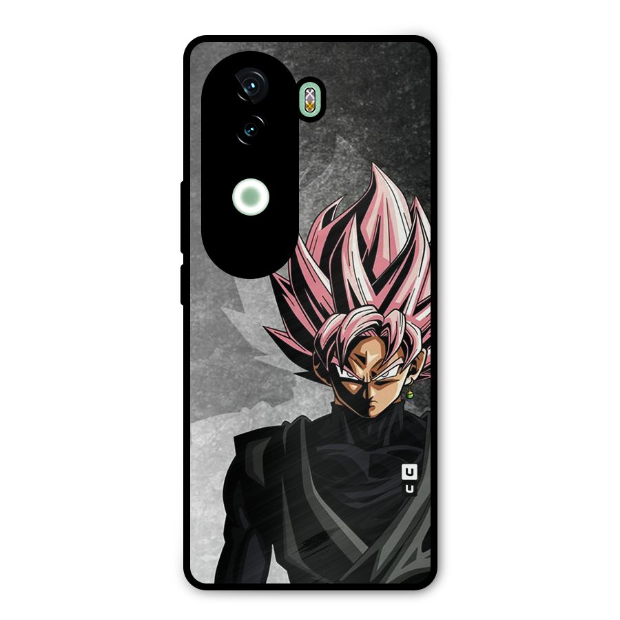 Angry Goku Metal Back Case for iQOO Z9s