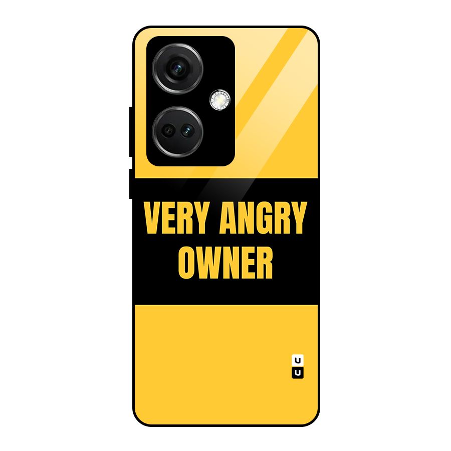 Angry Owner Glass Back Case for OnePlus Nord CE 3 5G