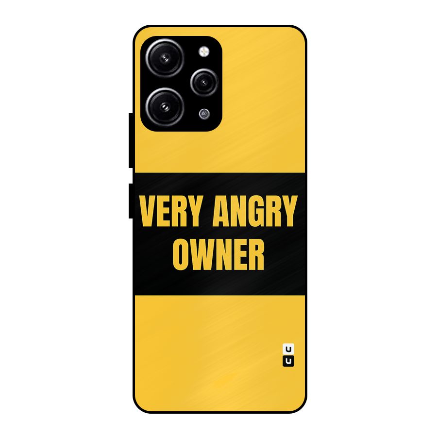 Angry Owner Glass Back Case for Redmi 12 4G
